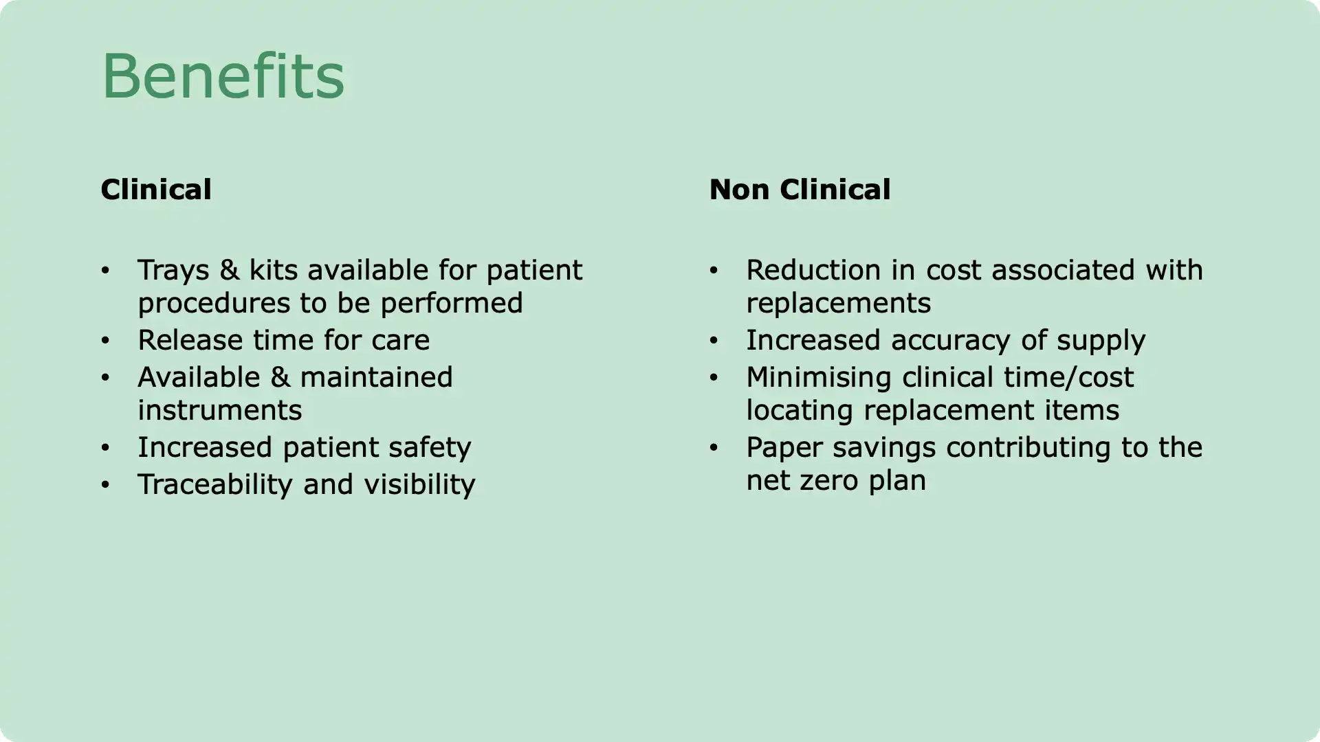 Inventory Step 13: Benefits: System-wide traceability and audit readiness