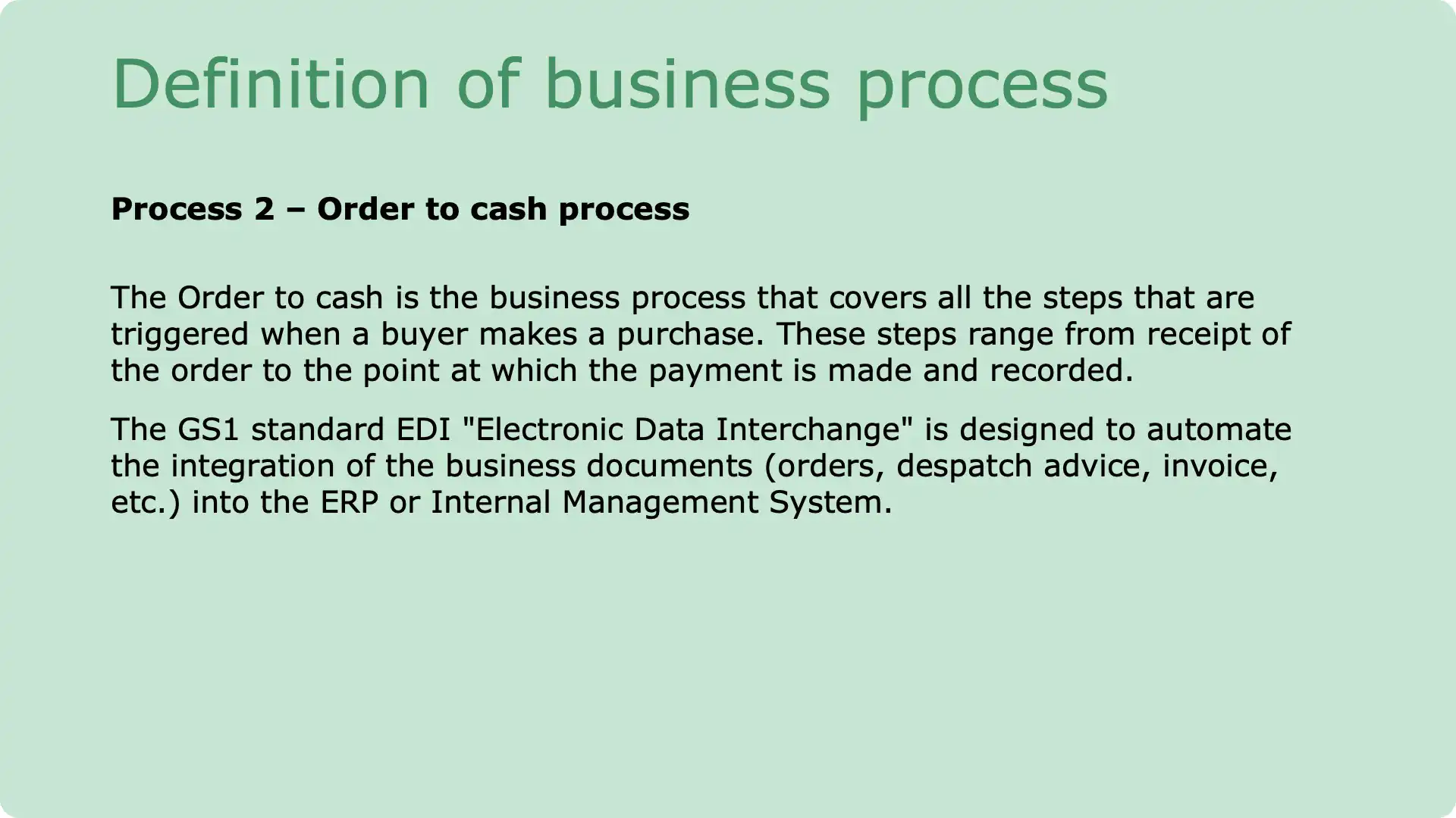 Overview of electronic data interchange (EDI) in hospital procurement